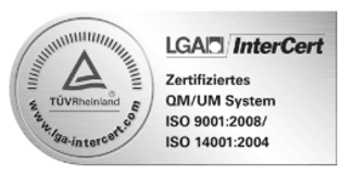 LGA InterCert ISO 9001 / ISO 14001